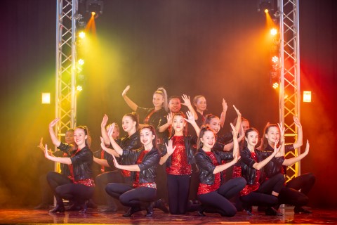 Dance troupe performance.