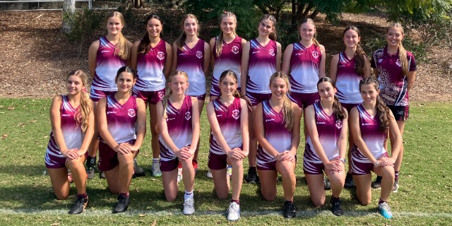College netball team.
